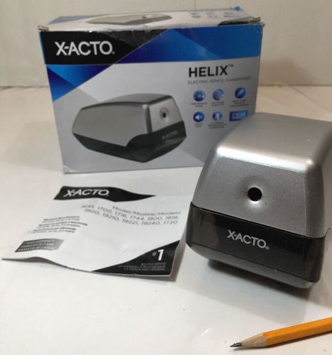 X-ACTO Helix 1900 Electric Pencil Sharpener Silver