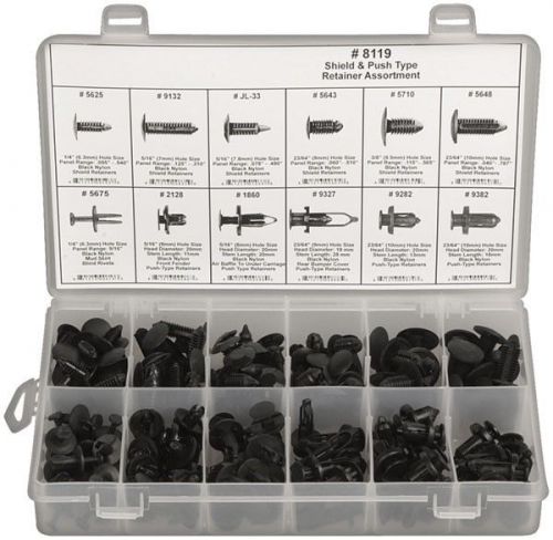 193pc assorted~ auto body retainer clips fasteners push in nylon trim fender car for sale