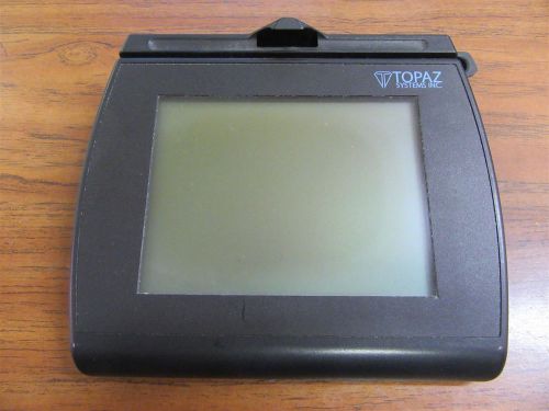 Topaz T-LBK766SE-BHSB-R 4x5 Backlit LCD Signature Capture Reader *Working*