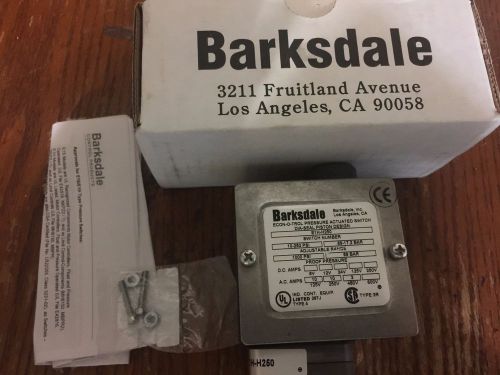 Barksdale E1H-H250 Pressure Switch New in Box