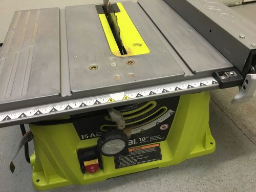 Ryobi 15 Amp 10 in. Table Saw NO Steel Stand RTS10G