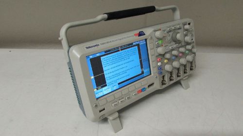 Tektronix MSO2014 Mixed Signal Oscilloscope; Digital Phosphor, 100 MHz, 1 GS/s