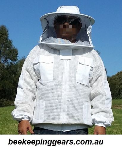 Beekeeping jacket bee jacket ventilated three layers mesh ultra cool breeze for sale
