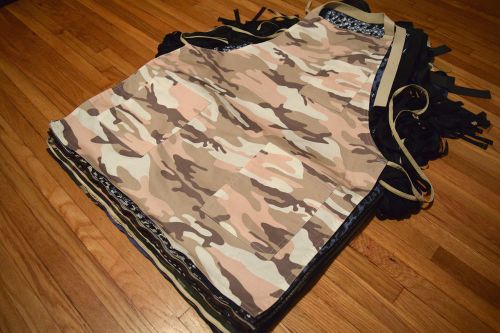 Large Pink Camouflage Spots Apron Tools Woodwork Barber Hair Stylist Artist Chef