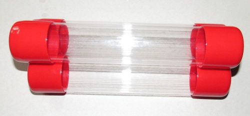Clear Plastic Packaging Shipping Mailing Tubes x 1.5&#034; x 12&#034;