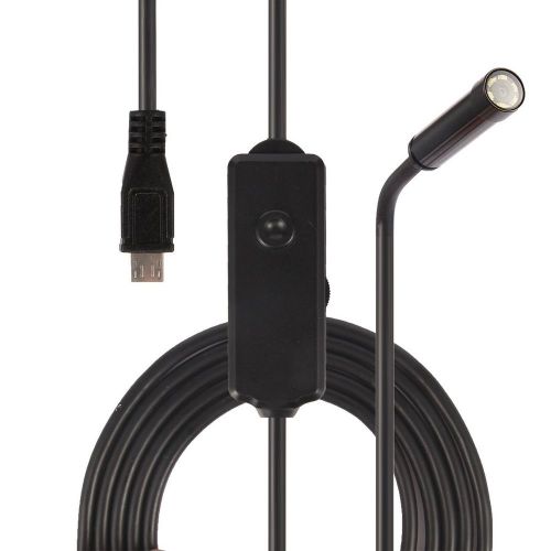 1.6m 7mm mini android endoscope waterproof snake borescope usb inspection camera for sale