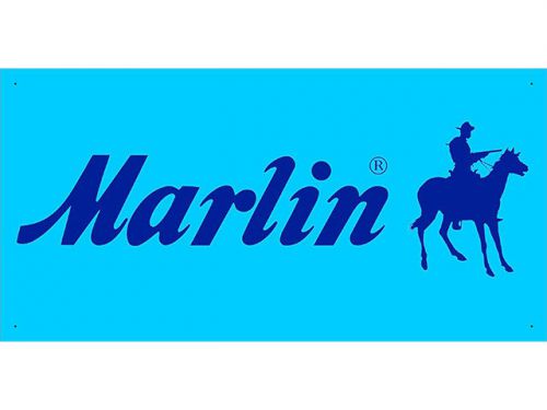 Advertising Display Banner for Marlin Dealer Arm Gun Shop