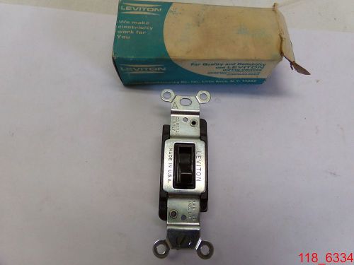 Qty=6 NOS Leviton Brown Framed Toggle Wall Light Switch Single Pole 15A 120V