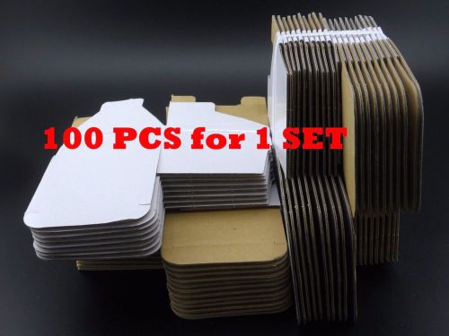 White Postal Storage Cardboard Boxes 9X9X3.5 CM  3.5&#034;X3.5&#034;X1.37&#034; for 100 PCS