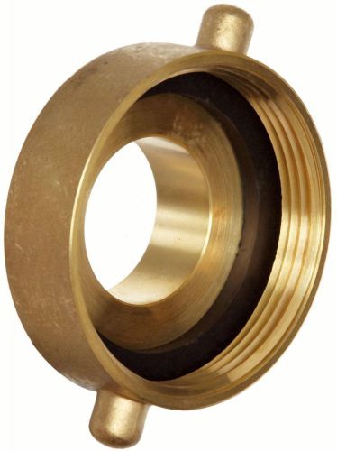 Ha2515f brass fire equipment, hydrant adapter with pin lug, 2-1/2&#034; nst (nh) fema for sale
