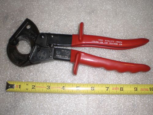 Klein Tools Ratcheting Cable Cutter 63060 Klien Electrical Made in Germany