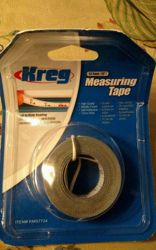 Kreg KMS7724 12&#039; Self-Adhesive Measuring Tape (L-R Reading)