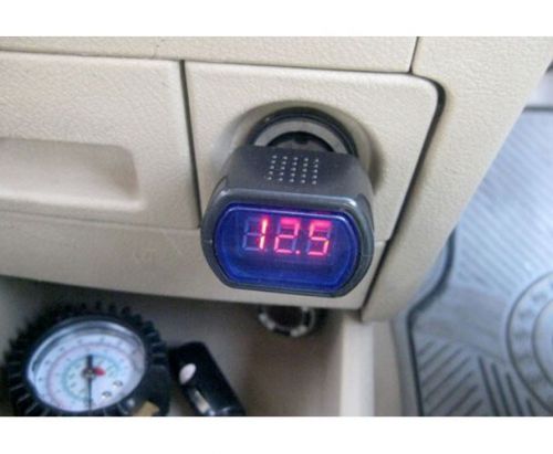 Dc12v24v car digital engine battery voltage electric voltmeter monitor indicator for sale