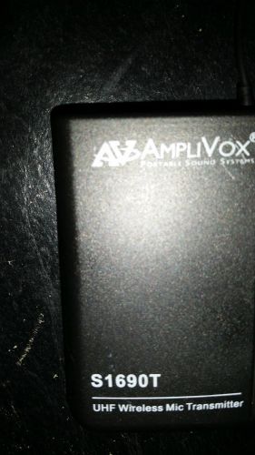AmpliVox S1690T - Wireless 16 Channel UHF Bodypack Transmitter - APLS1690T