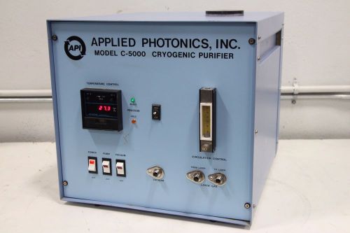 Applied Photonics C-5000 Cryogenic Laser Gas Purifier Temperature Control 110vac