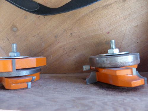 Freeborn door stile &amp; rail shaper cutter set for sale