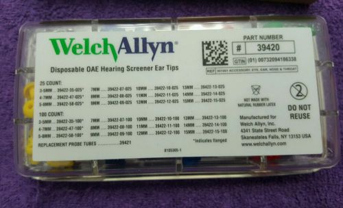 Welch Allyn OAE Hearing Disposable Eartip Starter Kit REF#901001