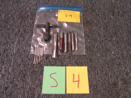 13 PC MIXED HAND TAP SAE METRIC TRW GTD HELI-COIL WELLS MILITARY TOOL HS USED