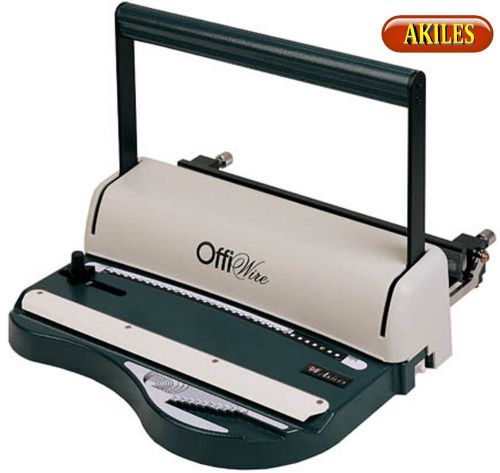 Akiles OffiWire-21 Wire Binding Machine &amp; Punch 2:1 pitch ( New ) AOW-L21