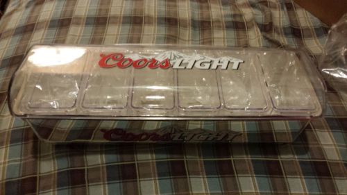 NEW! Coor&#039;s Light High Quality 6-Compartment Garnish Container!  Silver