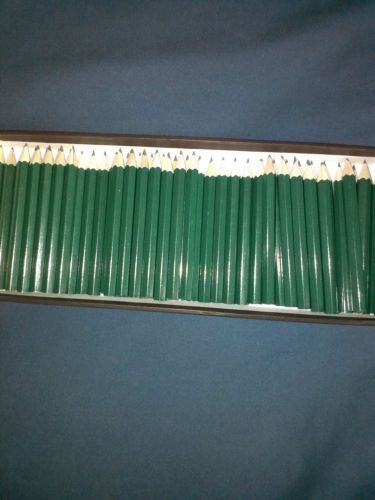 New Homegoods Plain-half/short Pencil (Green) No eraser Lot of 50 Free shipping