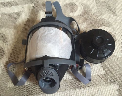 SEA Scott Full Face  Mask Respirator With  Filter Vacuum
