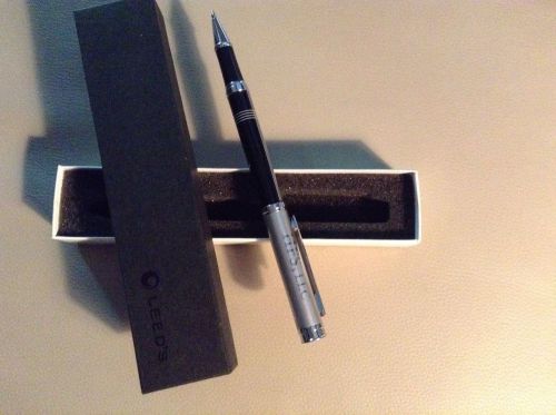 HSF LLC Logo Leeds pen. Heavy Metal New In Box. A Rare Find And Wonderful Gift