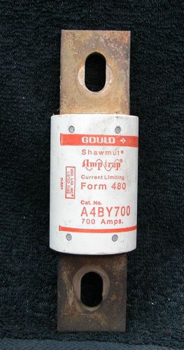 lot of 3 A4BY700 600 Vac, 700 A  Gould Shawmut Fuse    used