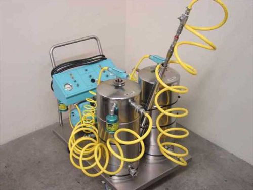 Metro-line industries  cart mounted oil pump w/ waste tank ml1000 for sale