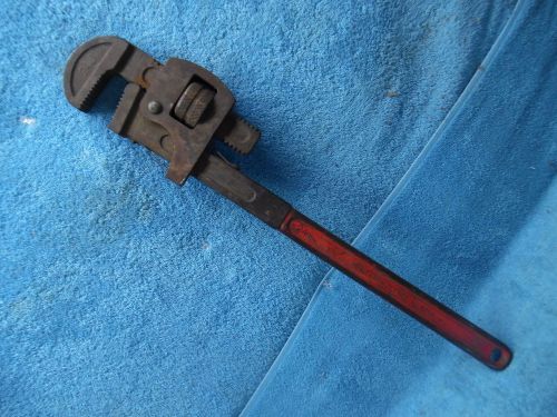 Vintage 24 Inch Penens Corp. Chicago No. 4124 Adjustable Pipe Monkey Wrench 14&#034;