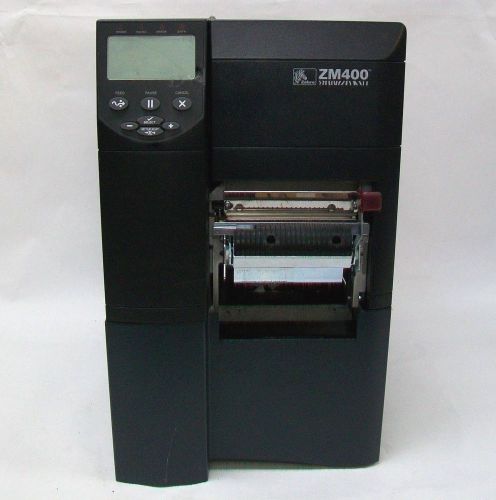 ZEBRA ZM400 Direct Thermal Printer Barcode Printer ZM400-3001-5100T -TESTED-