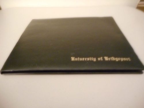University of Bridgeport Empty Graduation Certificate Document Holder