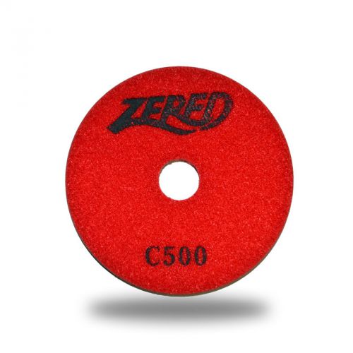 Zered 3&#034; premium diamond polishing pad for granite marble grit 500 for sale