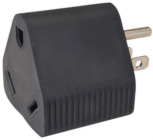 Reliance Controls AP15RV Standard Straight Blade Adapter Plug, Black