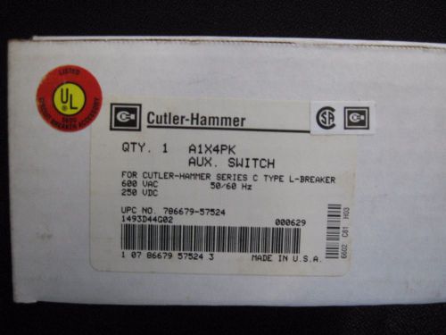 Cutler Hammer Auxiliary Switch A1X4PK- NEW