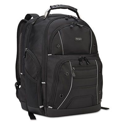 Drifter Plus with TSA Backpack, For 17&#034; Laptop, 13 3/4 x 8 1/8 x 17 3/4, Black