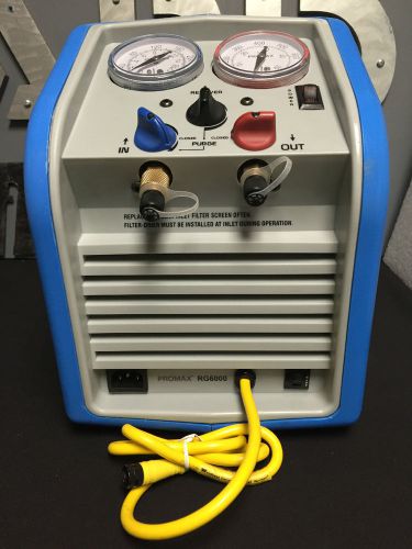 Promax RG6000 Refrigerant Recovery Machine With KT-5001 Tank Overfill Protection