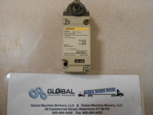 Omron D4A-3E04N Limit Switch, 6A, 24VDC, New in Box