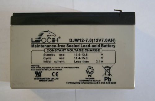 Leoch DJW12-7.0  12V7.0AH Maintenance-free Sealed Lead-acid Battery