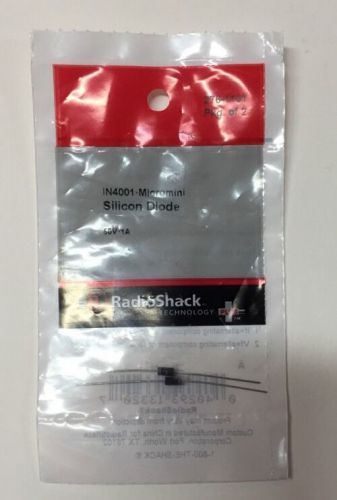 1N4001 • Micromini Silicon Diode #276-1101 By RadioShack