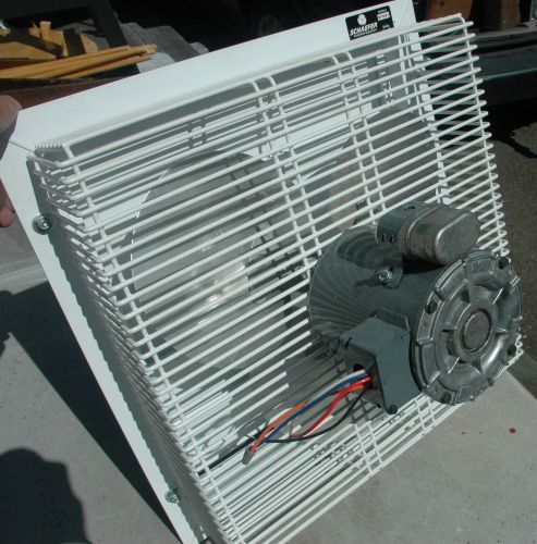 SCHAEFER VENTILATION FAN, SF-1612-1, NEW, HIGH &amp; LOW VOLTAGE, AUTOMATIC SHUTTERS