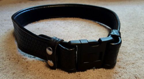 Bianchi Accuelite 23704 Basketweave 2&#034; Width Duty Belt Size Medium 34&#034;-40&#034;