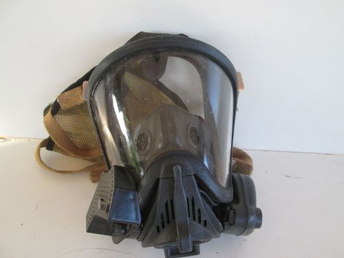 MSA MMR Ultra Elite FireHawk SCBA Full Face mask HUD / Voice Amplifier MED #44