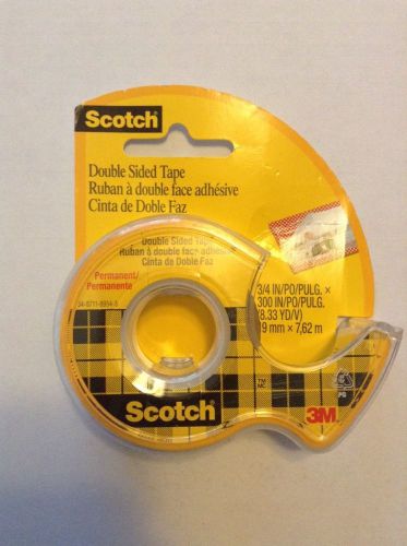 scotch 3/4in double sided tape