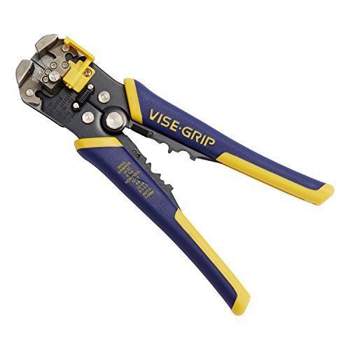 Irwin Industrial Tools 8&#034; Self-Adjusting Wire Stripper with ProTouch Grips