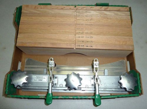 Carpentry woodworking tool #330 crown rail jig patterns template for sale
