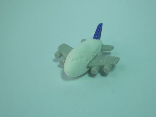 Iwako Japan Cute Kawaii Passenger Aeroplane Plane Jet Blue Tail Eraser Fun Toy