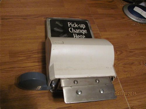 Commercial telequip pos retail coin changer dispenser- used working for sale