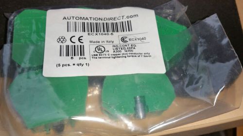 AUTOMATION DIRECT CONTACT BLOCK PART # ECX1040-5 &#034; PACKAGE WITH 5 BLOCKS &#034;