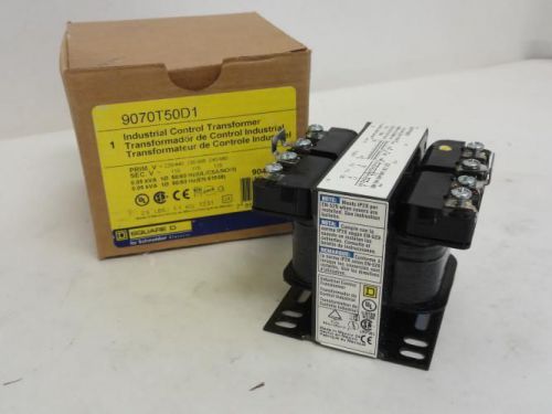 151408 New In Box, Square D 9070T50D1 Industrial Control Transformer .05 KVA